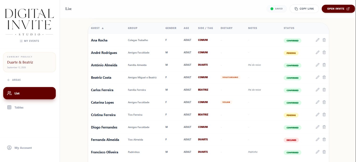 The list stays up to date on its own